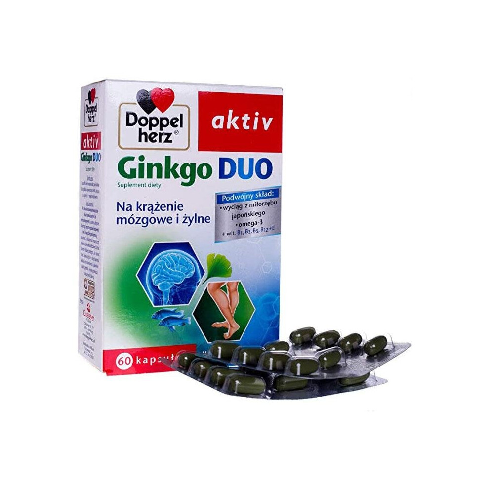 Doppelherz aktiv Ginkgo Duo, 60 kapsuÅek