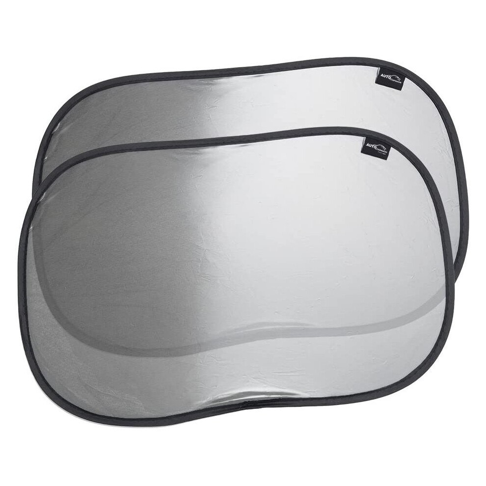 2Pcs Car Window Sun Shades - Universal Baby Car Sunshades - Blocks Harmful Uv Rays Sun Glare Heat - Protection For Your Kids-No Suction Auto Companion