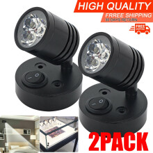 2X 12V LED Reading Light Van Camper Caravan Boat Interior Spot Lamp