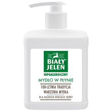 BIAŁY JELEŃ Hypoallergenic soap with goats milk 500ml