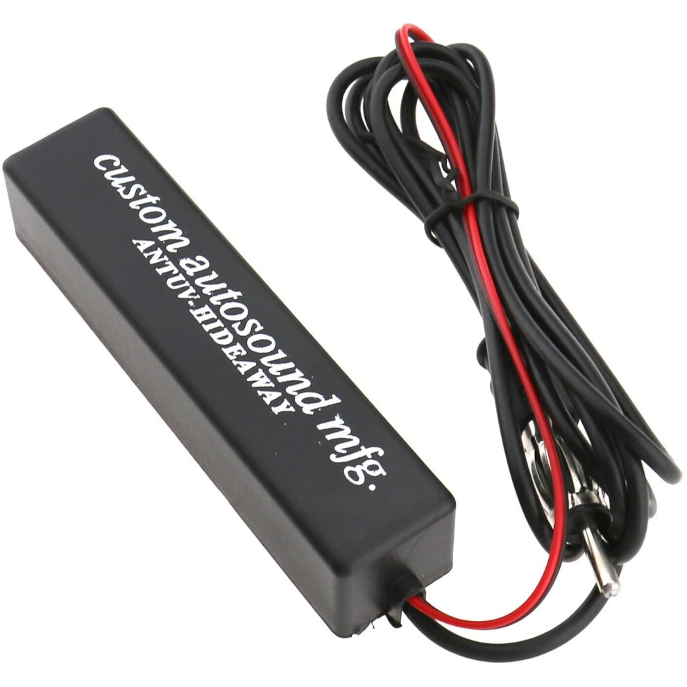 Universal Hidden Amplified Electronic Stereo Radio AM/FM Antenna For Car Vehicle