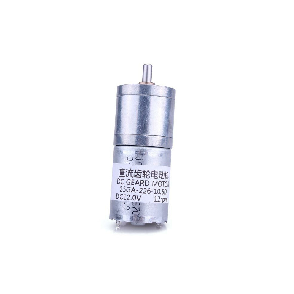 2Pcs Electric Motor 12Rpm 12V Dc Geared Motor High Torque Gear Reducer Motor 3654659134226