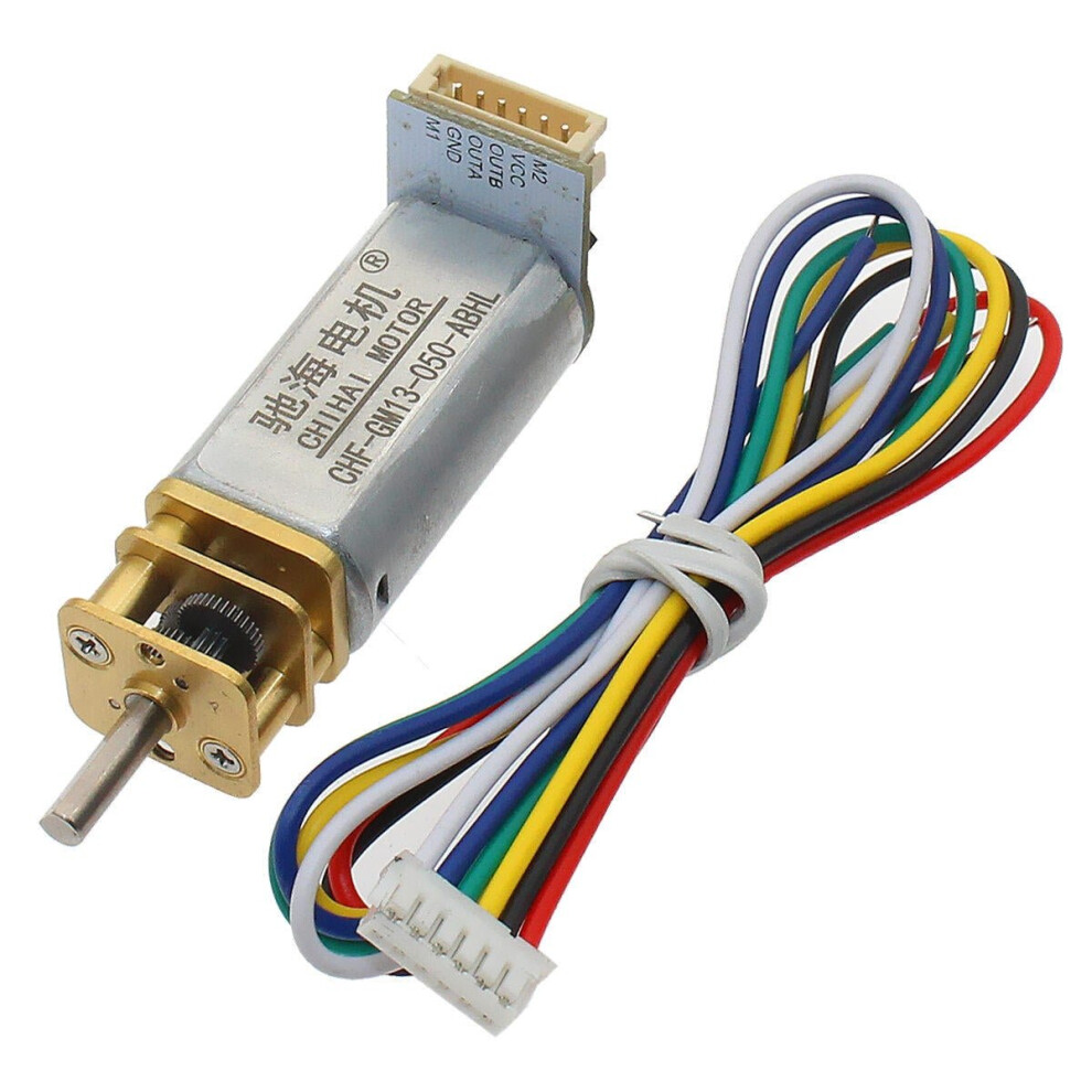 Dc 6V Gear Motor Hall Encoder Motor 70Rpm 800Rpm Dc Motor 3654659381194