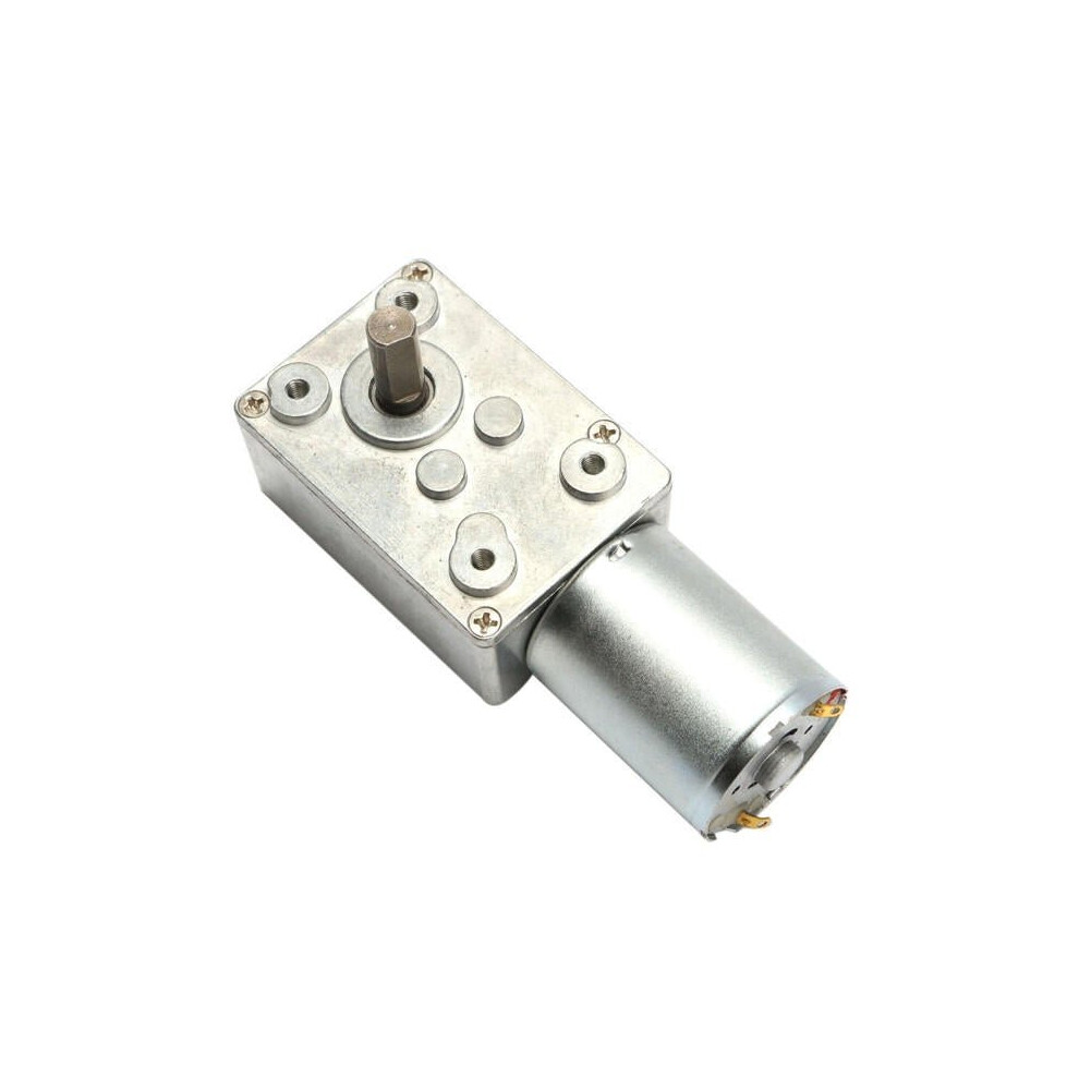 Dc 12V 100Rpm Worm Gear Reduction Motor Metal Gear Box High Torque Motor 3654659382863