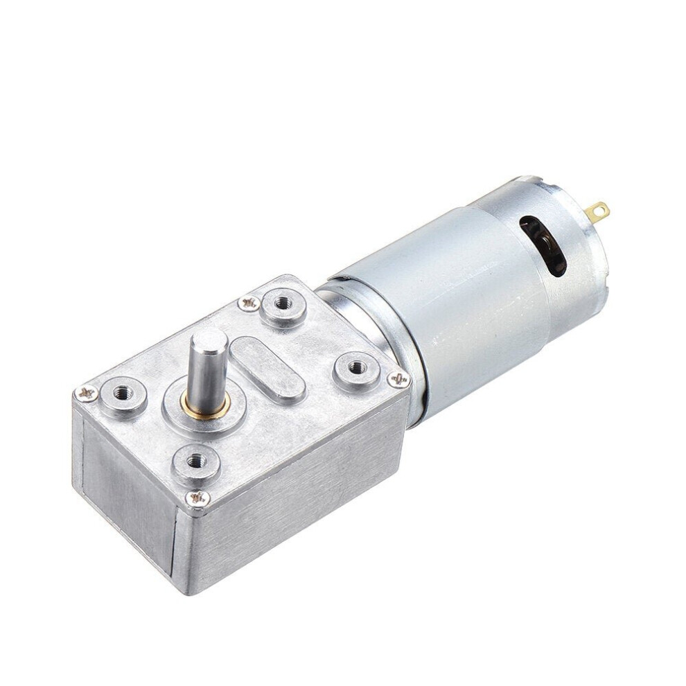 (40Rpm) Dc 12V 5/20/40/70/100Rpm High Torque Turbo Worm Geared Motor Gear Reducer Motor 3654659403308