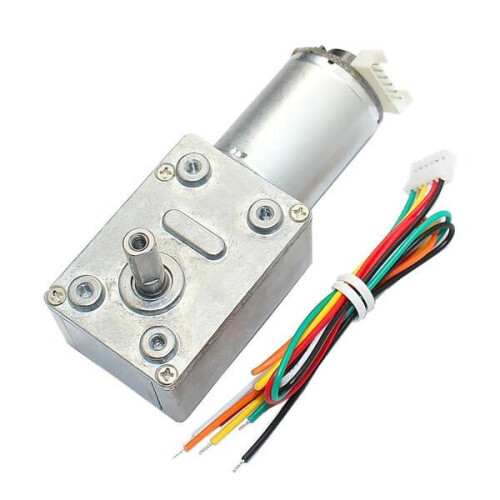 DC 12V 30RPM High torque Turbo Encoder Motor Worm Geared Motor Reducer Motor 1