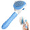 Ranpo Pet Groom Brushes with Cleaning Button for Dog Cat 2