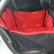 (Red, 60x35x53cM) Pet Car Seat Cover Carrying for Dogs Cats Mat Blanket Rear Back Hammock