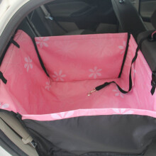 (Pink, 60x35x53cM) Pet Car Seat Cover Carrying for Dogs Cats Mat Blanket Rear Back Hammock