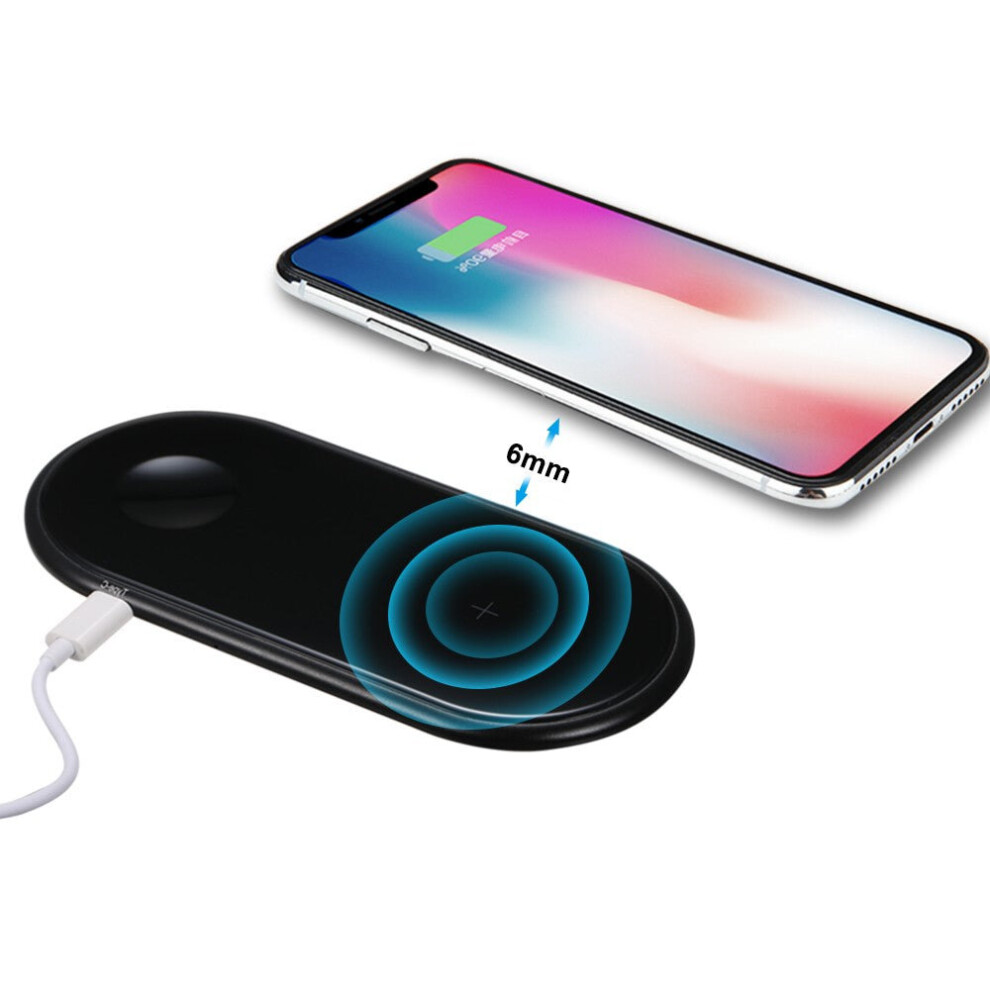 Qi-Certified Fast Wireless Charger Charge Mode Quick Wireless Charging Pad 3654659464149