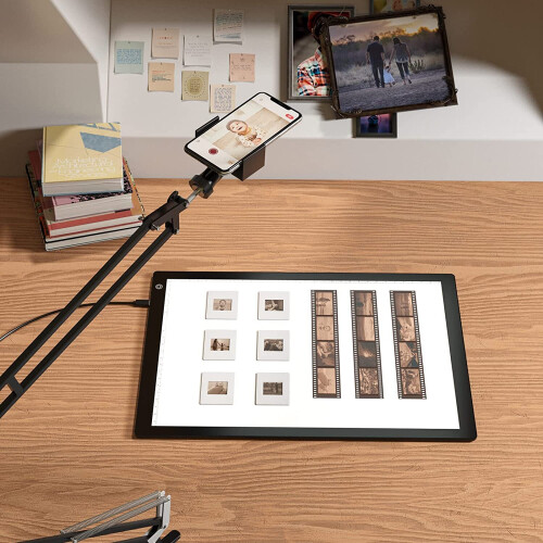 Slide Viewer Light Box, Ultra Thin Light Box Scanner With 3 Adjustable