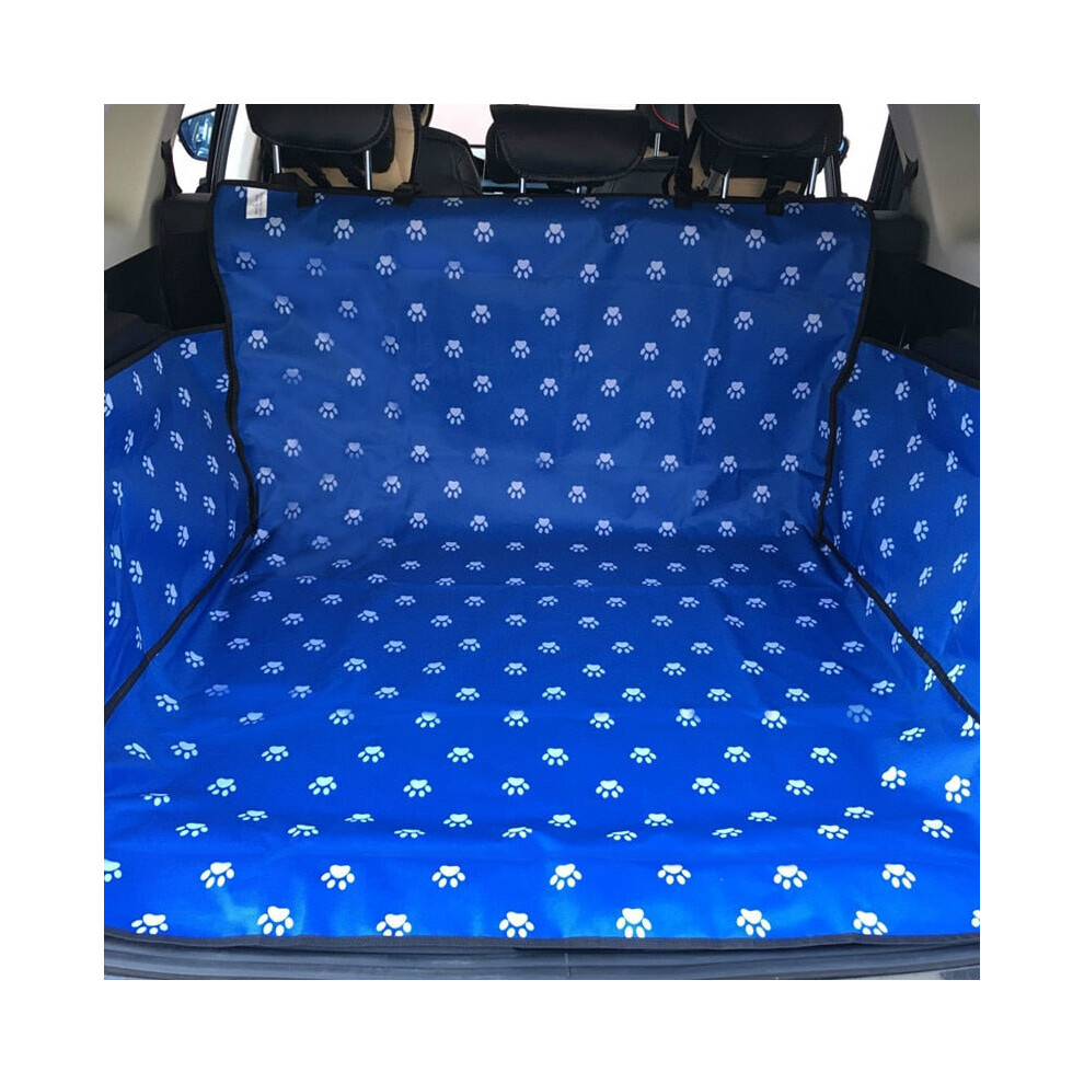 (Blue, 155x104x33cM) Pet Carriers Dog Car Seat Cover Trunk Mat Protector For Cats Dogs transporting Perro