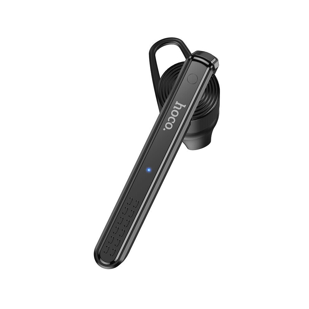 (Black) Business Bluetooth 5.1 Earphone Single Handsfree Wireless Headset Concise Earbuds With Microphone Black 6112212042861