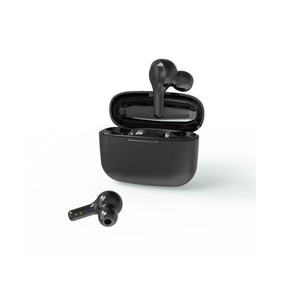 (Black) Tws Bluetooth 5.0 Wireless Stereo Headset Binaural Touch Control Cvc Noise Reduction Earphones With Mic For Phone Black 6112212055663