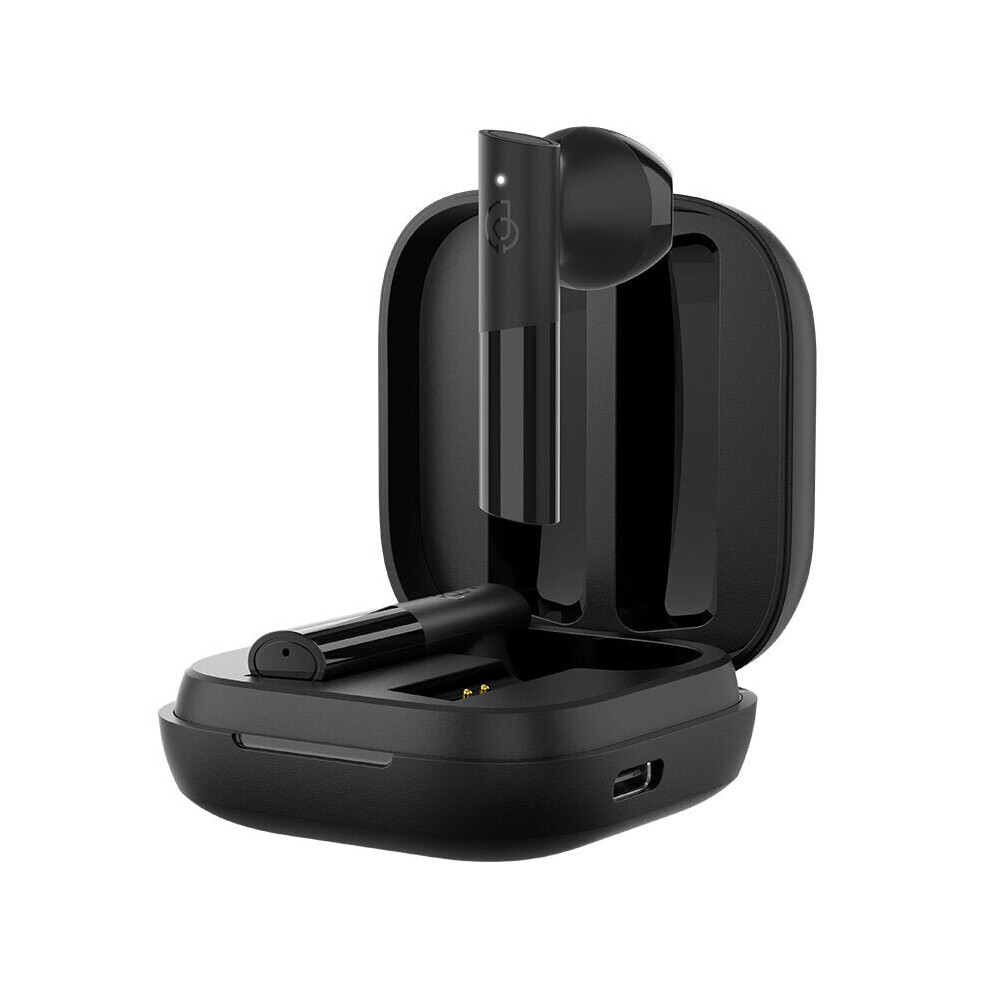 (Black) Tws Bluetooth V5.2 Earphones Aac Hifi Stero Bass Low Latency Half Ear Wireless Earbuds Smart Touch Type-C Charging Headphone With Mic Black 6112212046982