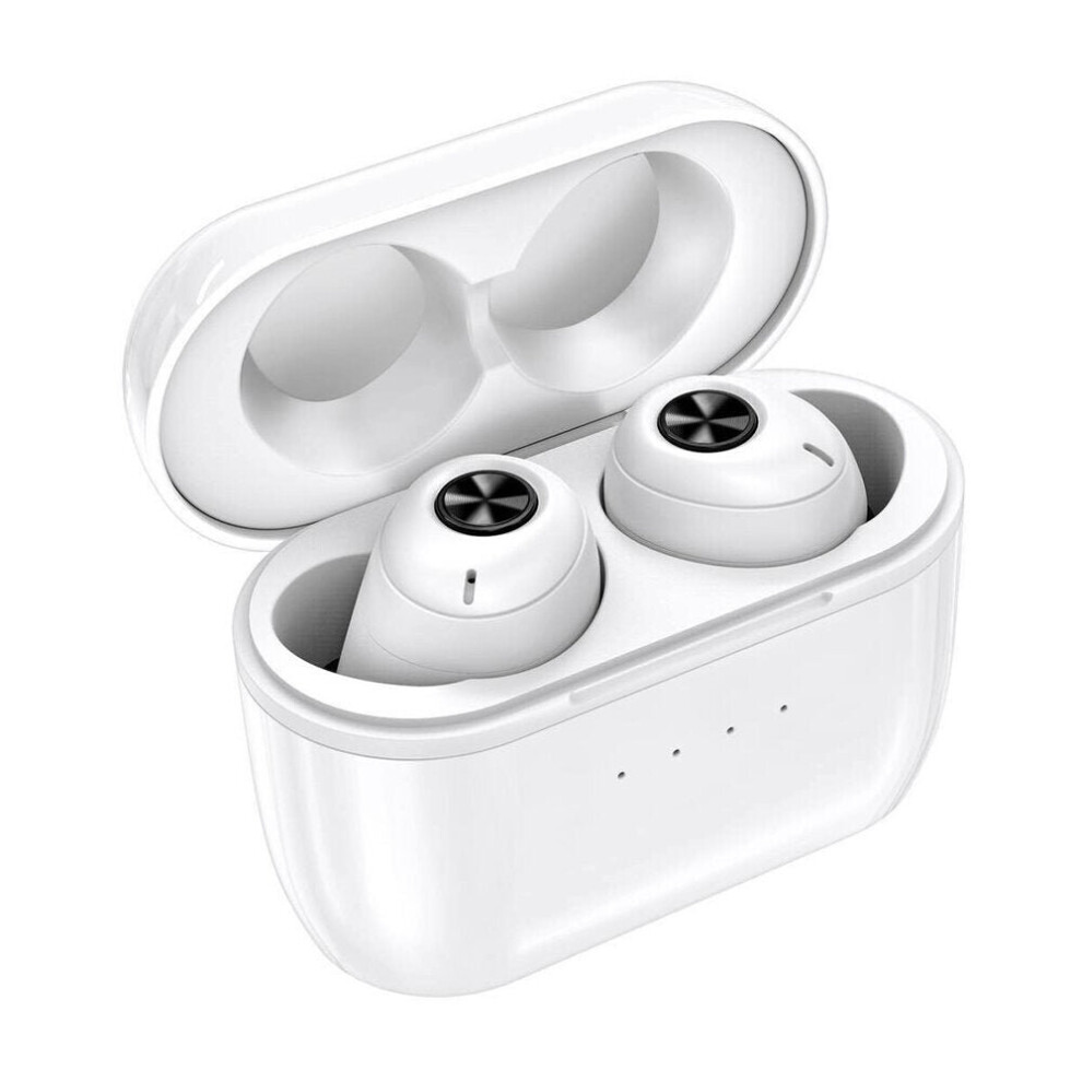 (White) Tws Earphones Waireless Bluetooth V5.0 Qcc010 Hifi 1000Mah Power Bank In-Ear Earbuds Ipx5 Waterproof Sports Headphones With Mic White 6112212054017