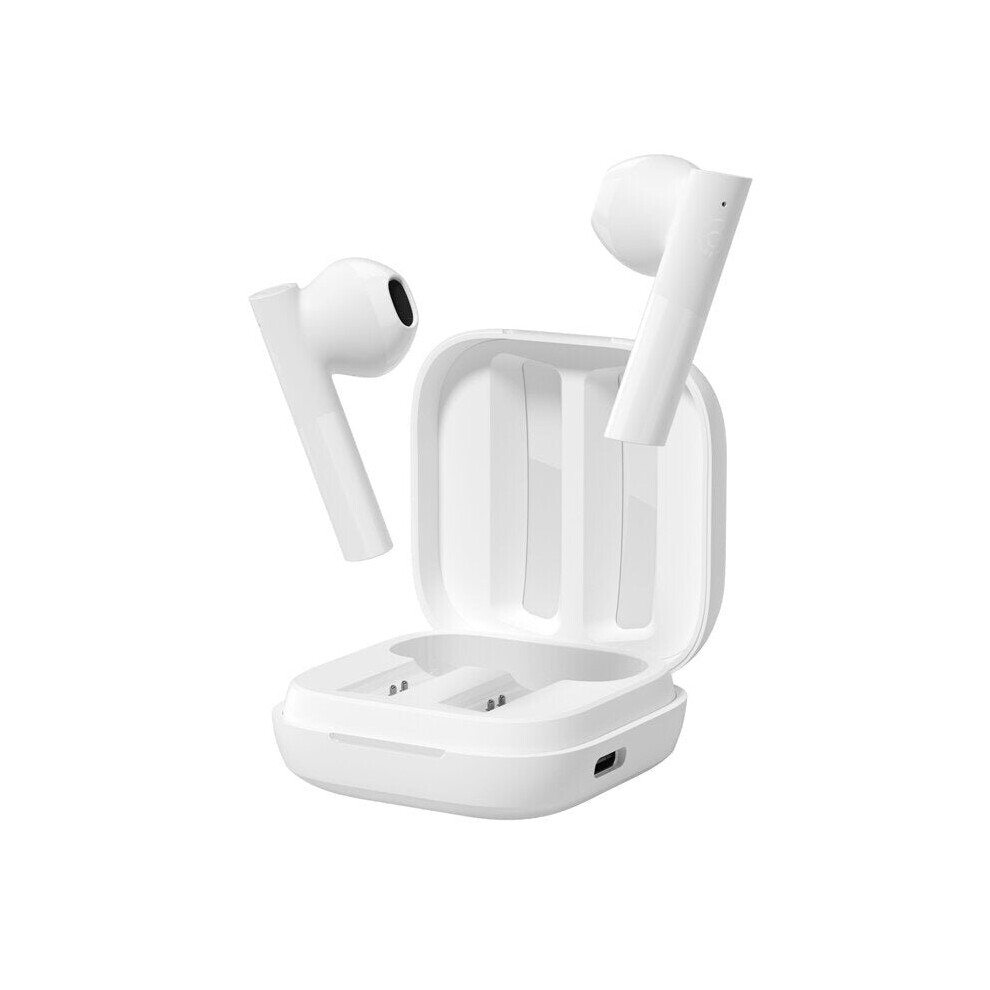 (White) Tws Bluetooth V5.2 Earphones Aac Hifi Stero Bass Low Latency Half Ear Wireless Earbuds Smart Touch Type-C Charging Headphone With Mic White 6112212050484