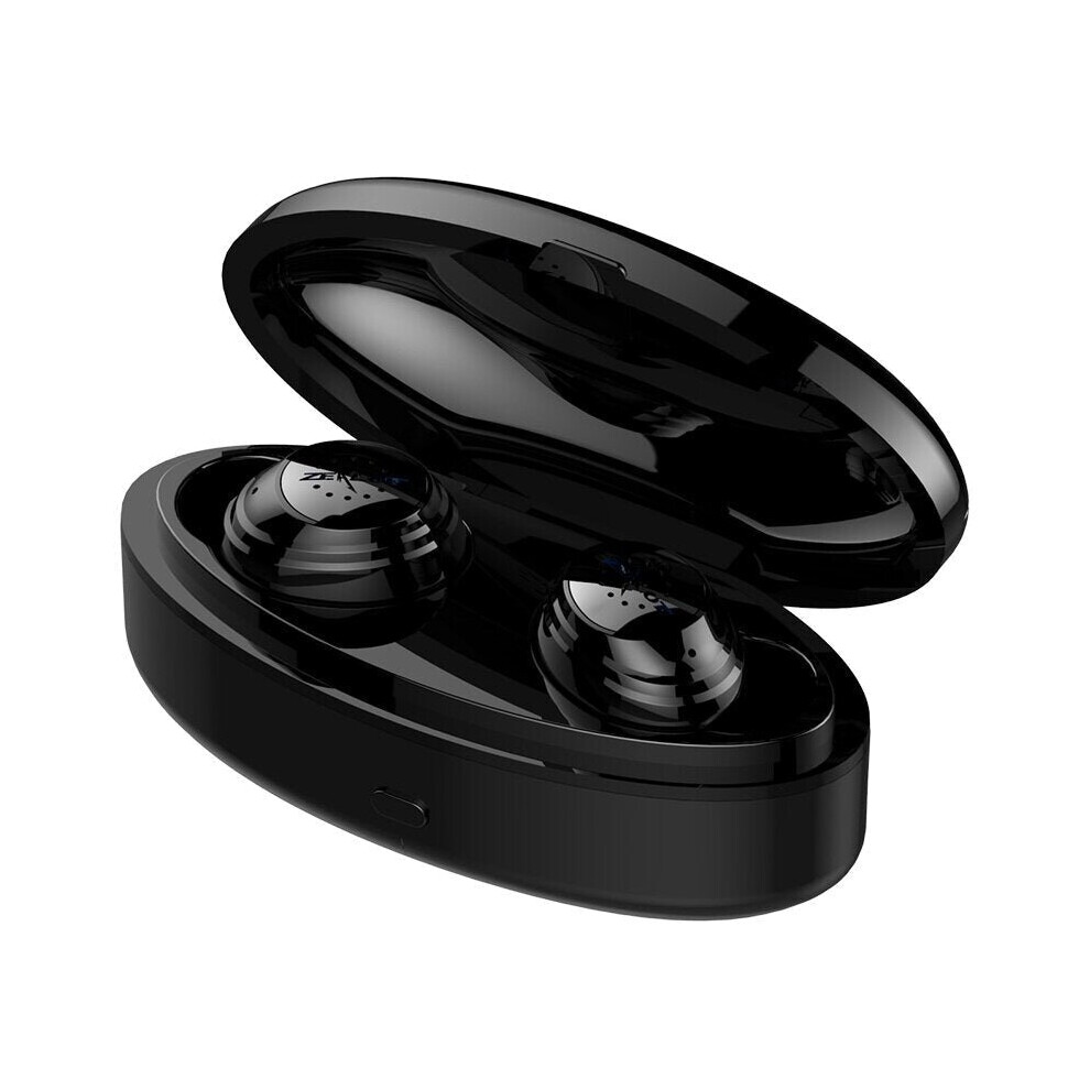 (Black) Tws Bluetooth Earphone Mini Wireless Headphone 3D Stereo Noise Cancelling Hd Call Headset For Iphone Hu Black 6112211950211
