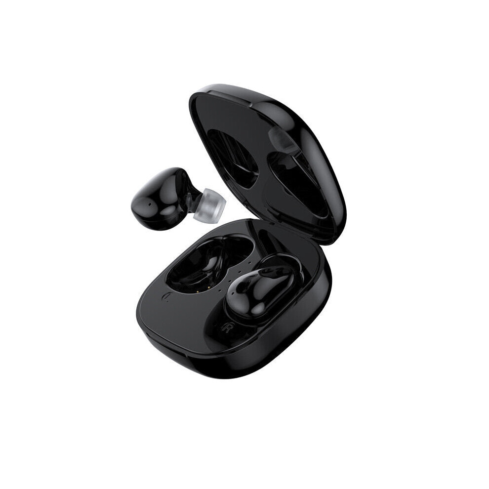 (Black) Tws Bluetooth V5.1 Earphones Hifi 3D Stereo Touch Control Music Sports Headphone With Microphone Black 6112212046944
