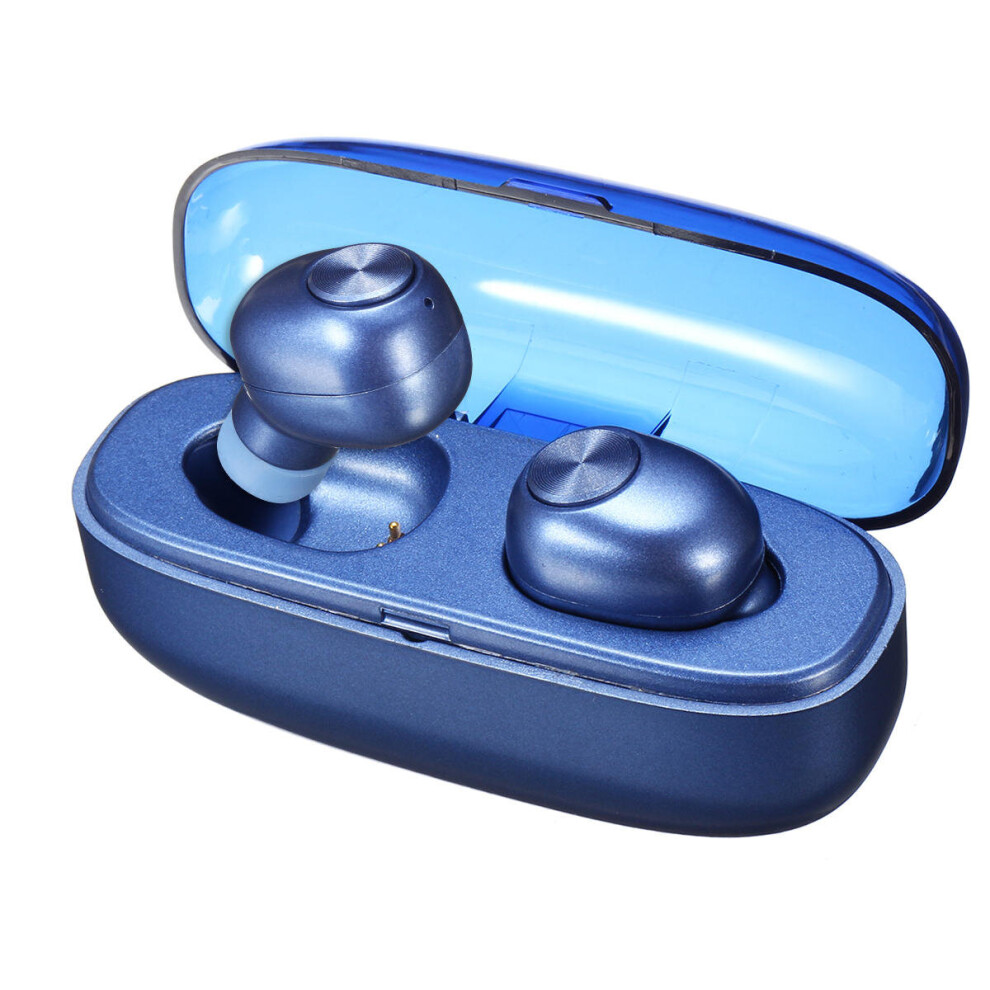 (Blue) [Bluetooth 5.0] Tws Wireless Earbuds Noise Cancelling Bilateral Calls Ipx5 Waterproof Earphone With Charging Box Blue 6112212040720