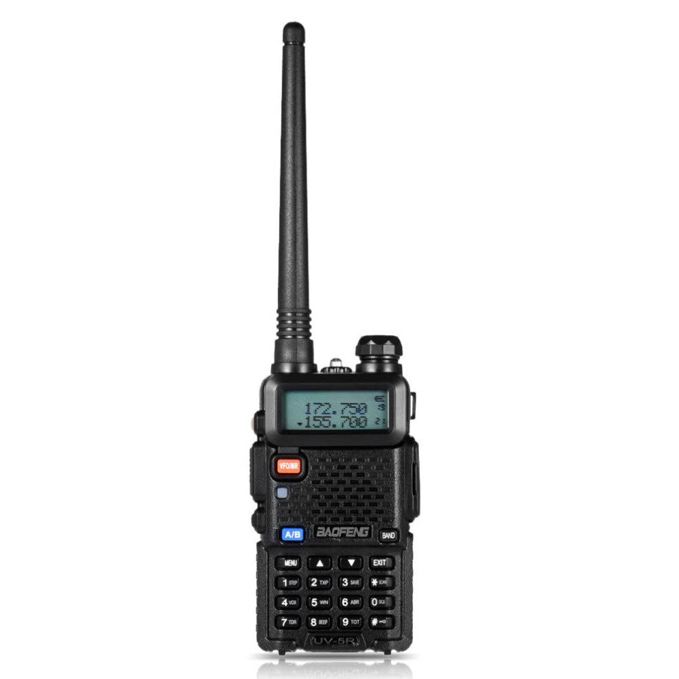 (Black) Interphone Radio Fm Transceiver Walkie Talkie Two Way Black 3654657661823