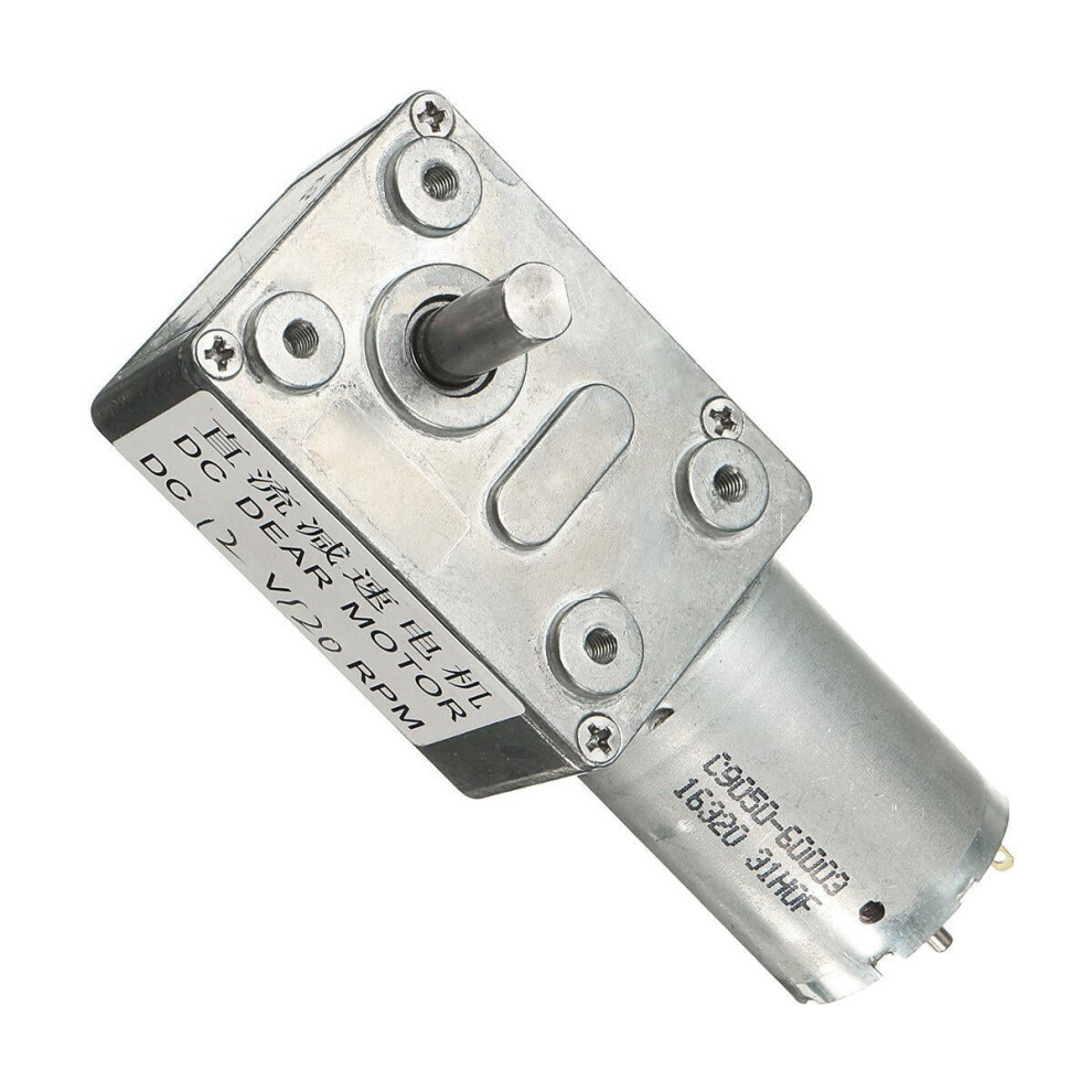 Dc 12V 120Rpm High Torque Turbo Worm Geared Motor Gear Reducer 3654659387622