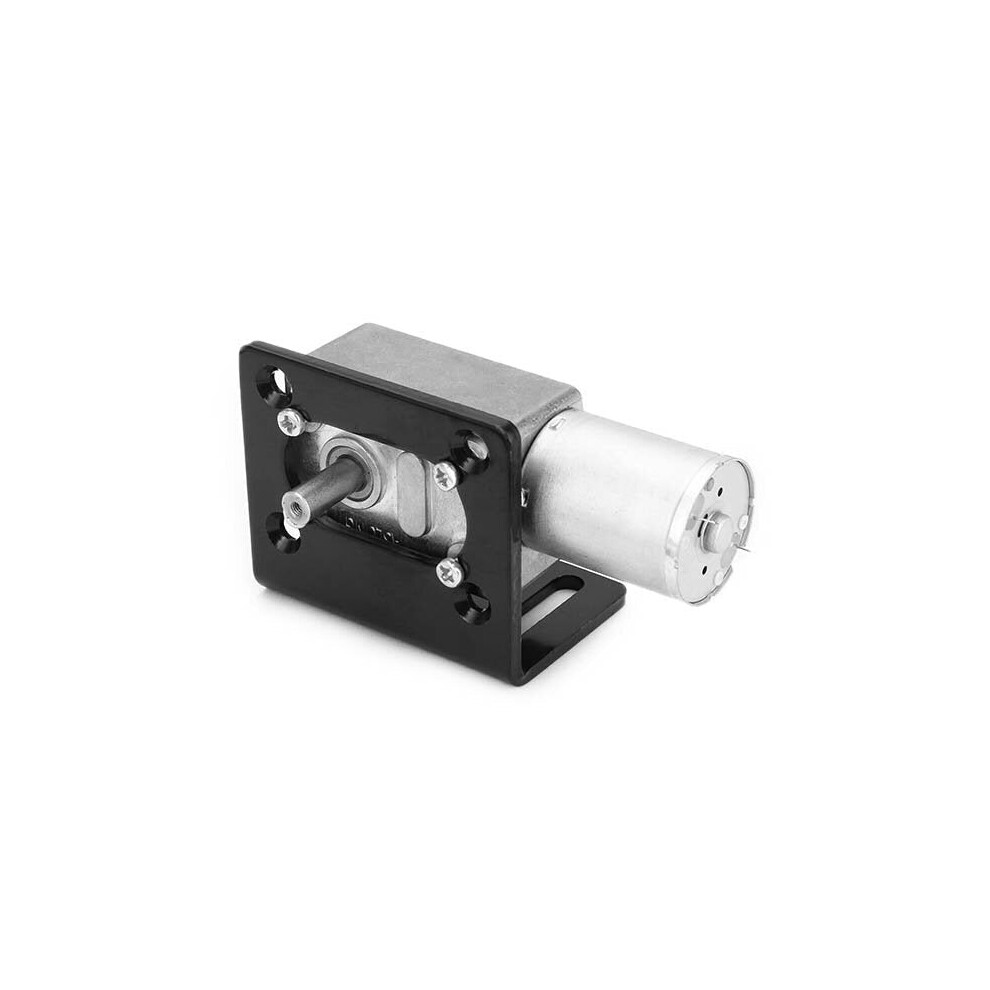 12V 125Rpm Worm Gear Motor Reducer Motor With Bracket 3654659364517