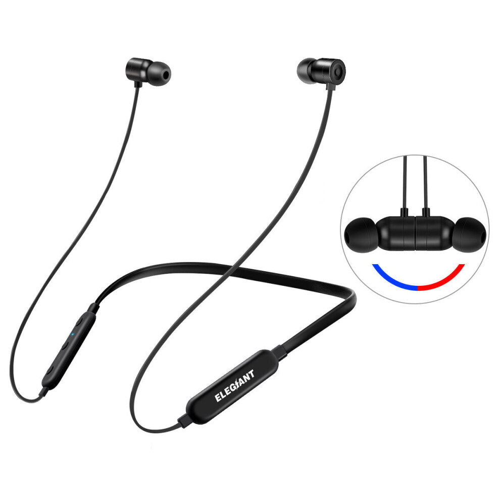 Wireless Hifi 3D Stereo Neckband Earphones Ipx5 Waterproof Headsets With Hd Mic 6112212049884