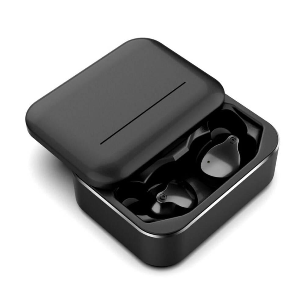 (Red) Tws Wireless Bluetooth 5.0 Earphone Hifi Stereo Smart Noise Cancelling Bilateral Call Headphone With 3200Mah Charging Box Red 6112212048245