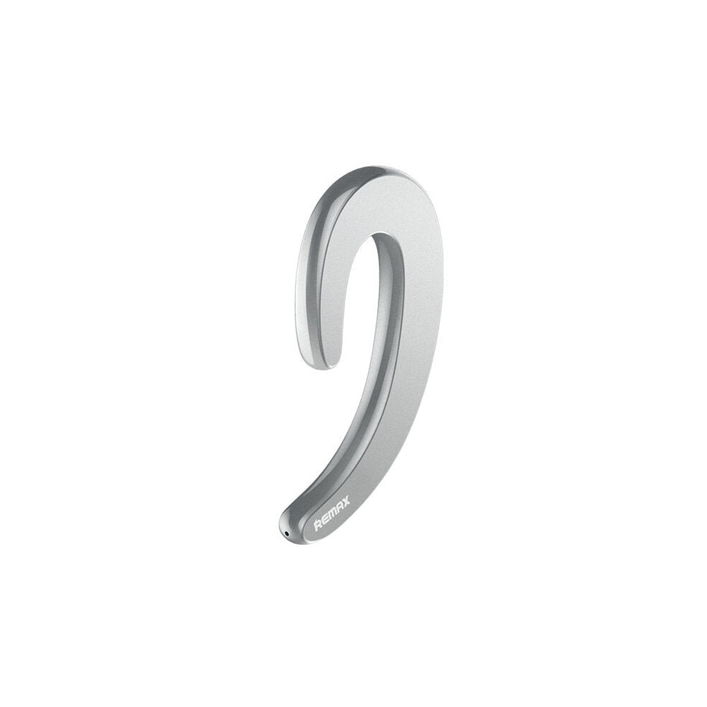 (Silver) Ultrathin Earhook Unilateral Bluetooth Earphone Bone Conduction Headphone Silver 6112212050385
