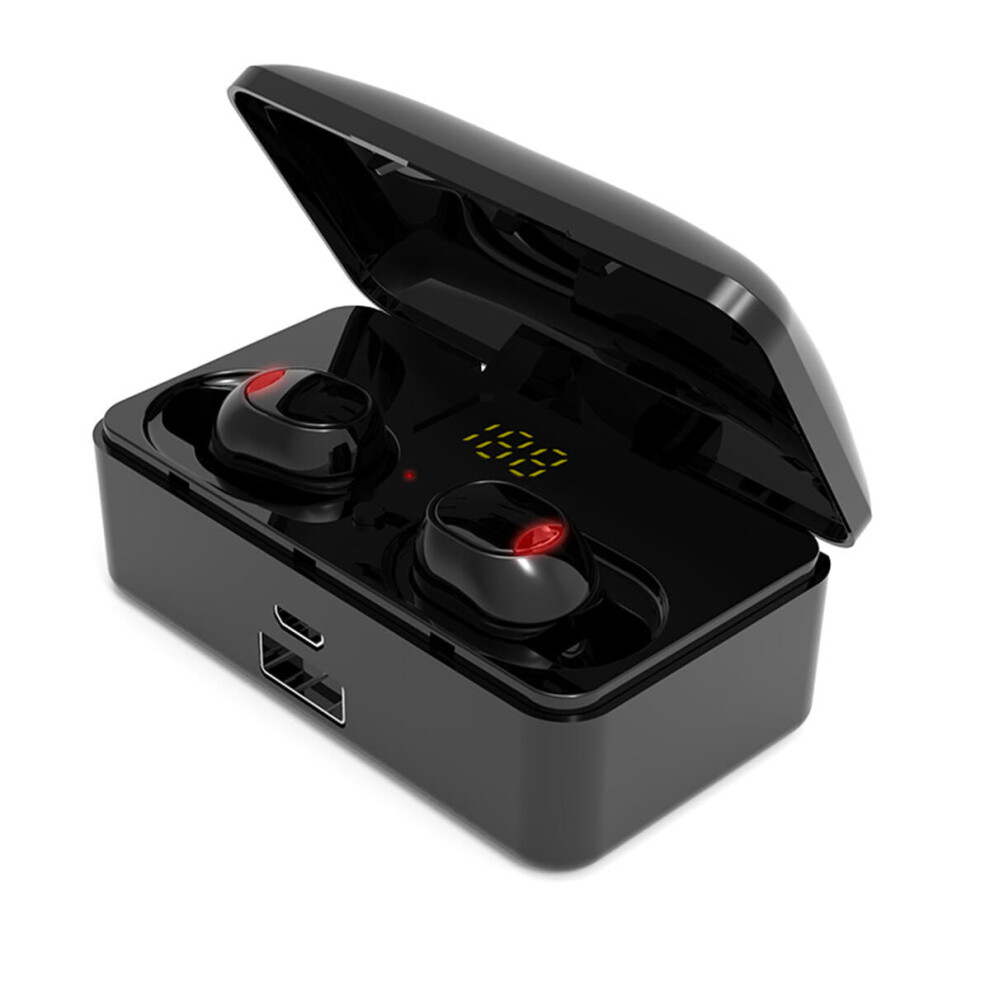 Tws Bluetooth 5.0 9D Stereo Earphone Wireless Ipx7 Waterproof Led Display Headphones Smart Power Bank Phone Holder 6112212044568