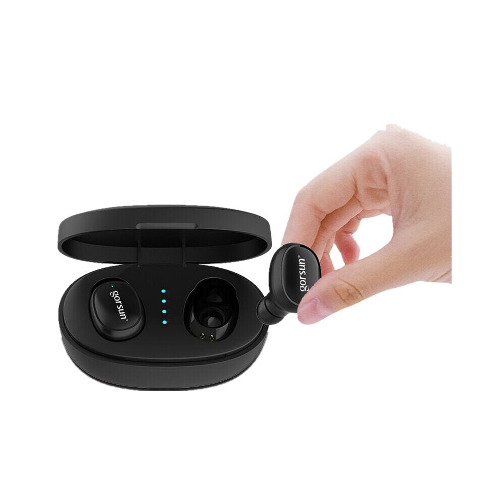 Tws Bluetooth 5.0 Earphone Hifi Stereo Touch Control Portable Headphone With Dual Mic Black 6112212044896