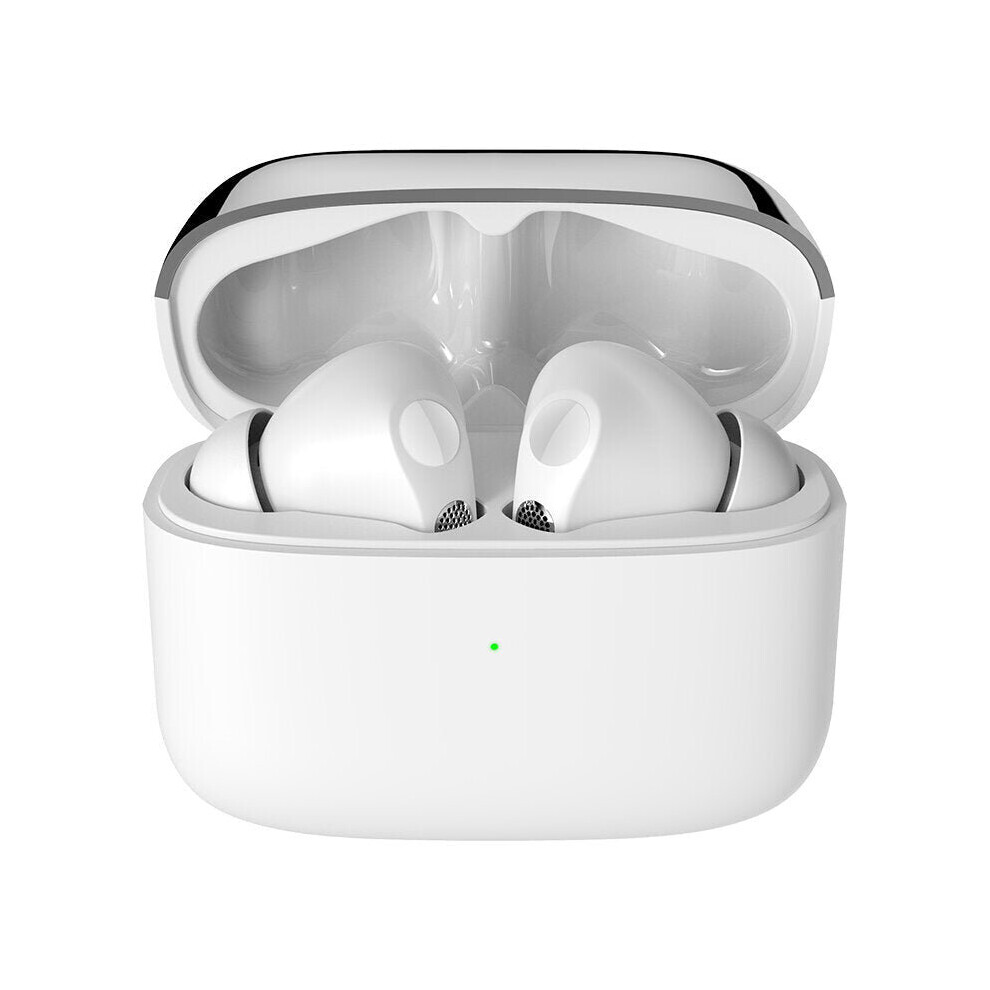 (White) Tws Anc Active Noise Cancelling Bluetooth Earphones Digital Display Touch Control Binaural Call In-Ear Earbuds White 6112212054673