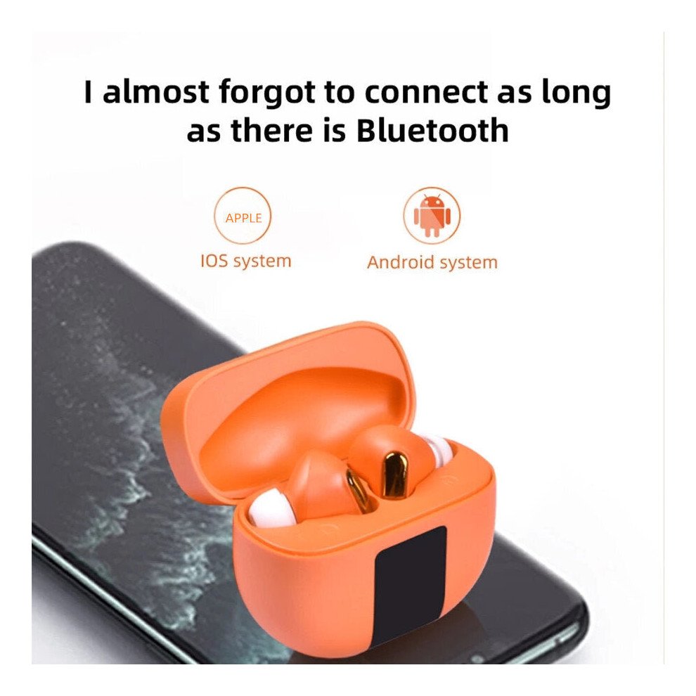 (Blue) Tws Tooth 5.0 Earphone Led Digital Display Hifi Touch Control Wireless Headsets Earbuds With Mic Blue 6112212051740