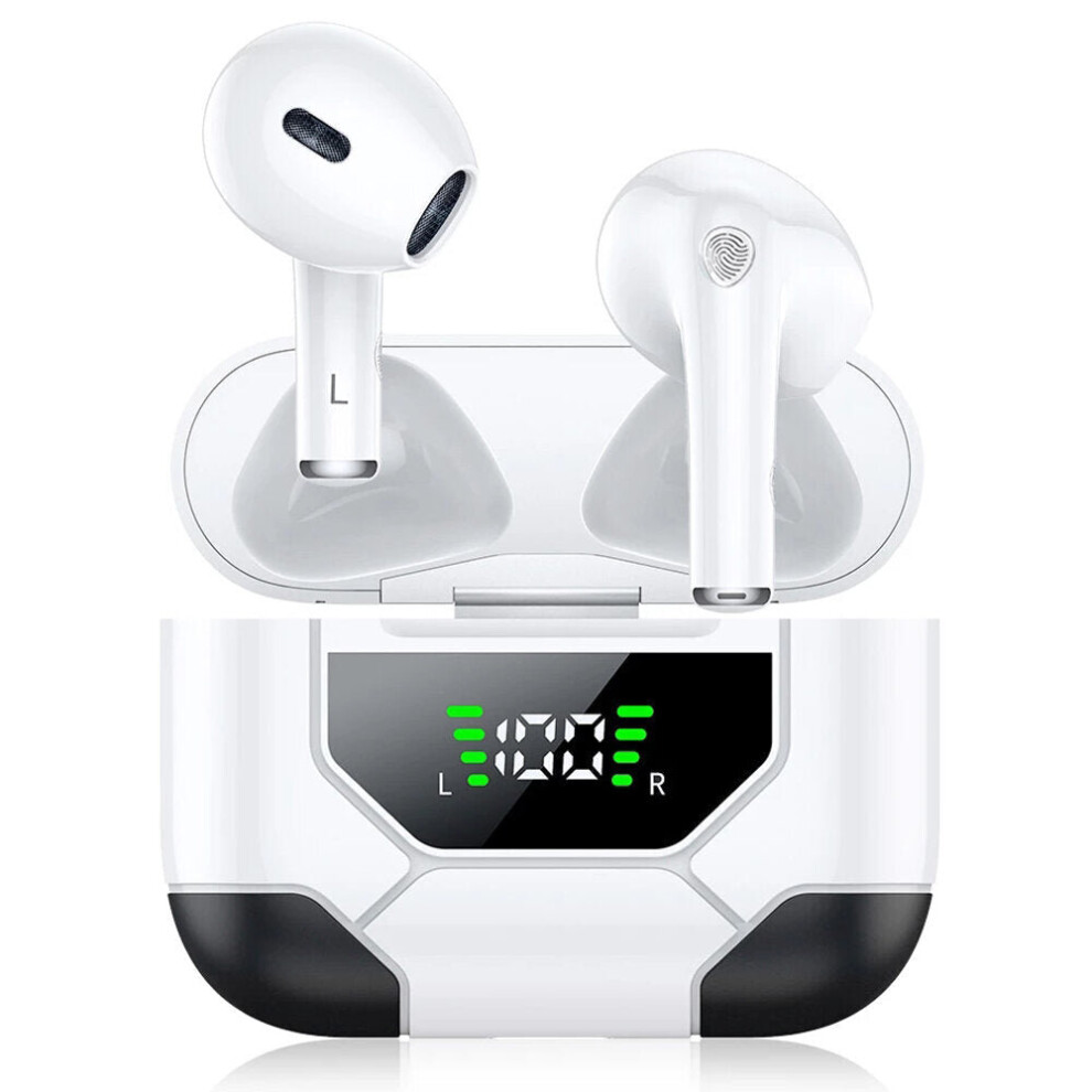 Tws Earbuds Wireless Buletooth V5.0 Headphones 8D Hifi Stereo Charging Led Display Touch Control In-Ear Earphones 6112212047293
