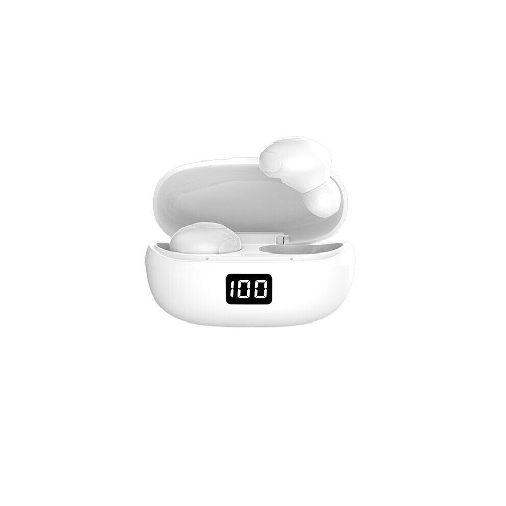 (White) Wireless bluetooth 5.0 Graphene Earphone Binaural Call Noise Cancelling Waterproof HiFi In Ear Headphone-image-OPC-P8ZY8MD-NEW