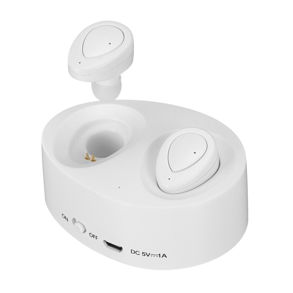 (White) Mini Bluetooth 5.0 Earphone True Wireless Stereo Ipx5 Waterproof Earbuds Tws Headset With Mic White 6112211951560