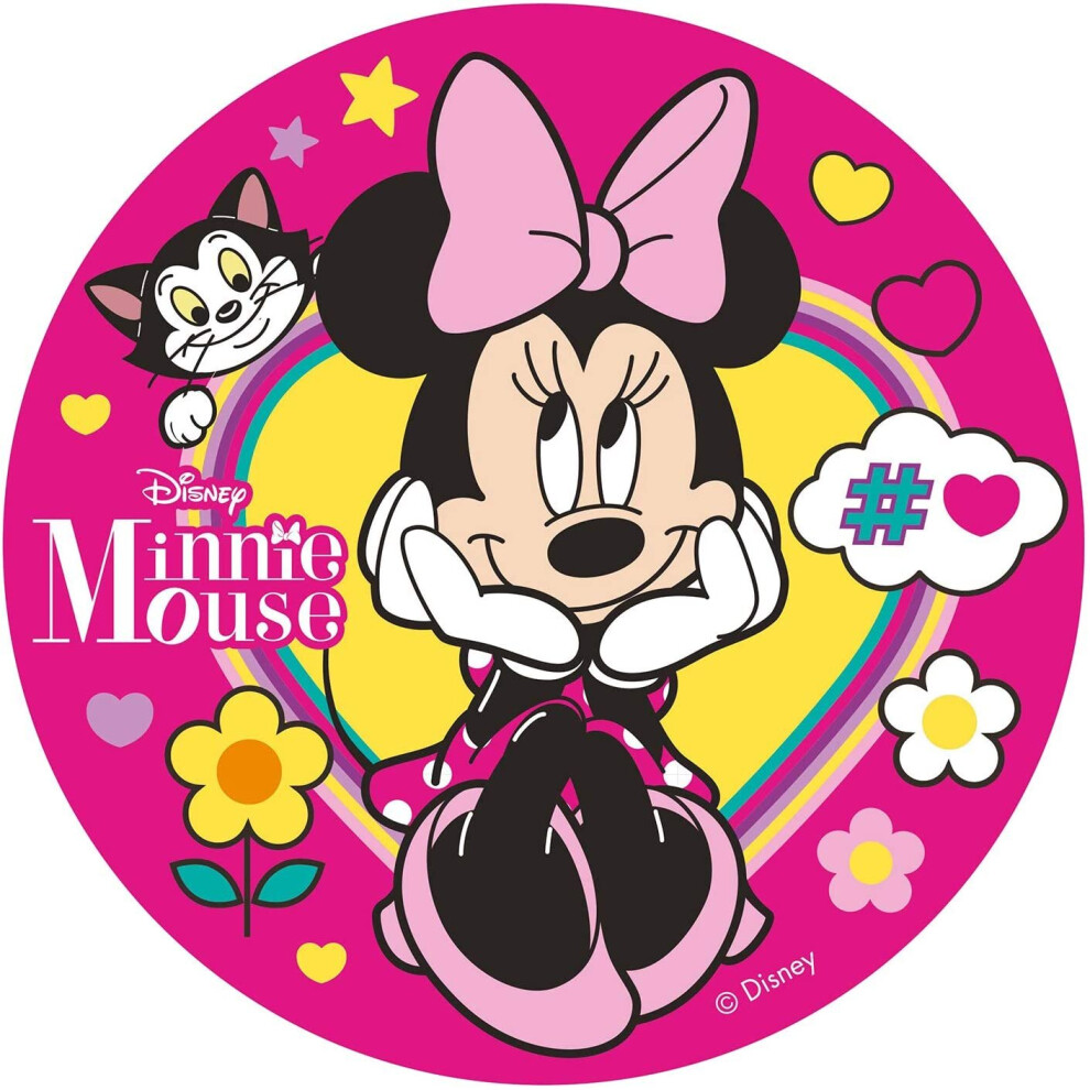 Dekora Pink Generic Minnie Mouse Azyme Disc 20 Cm 20Cm