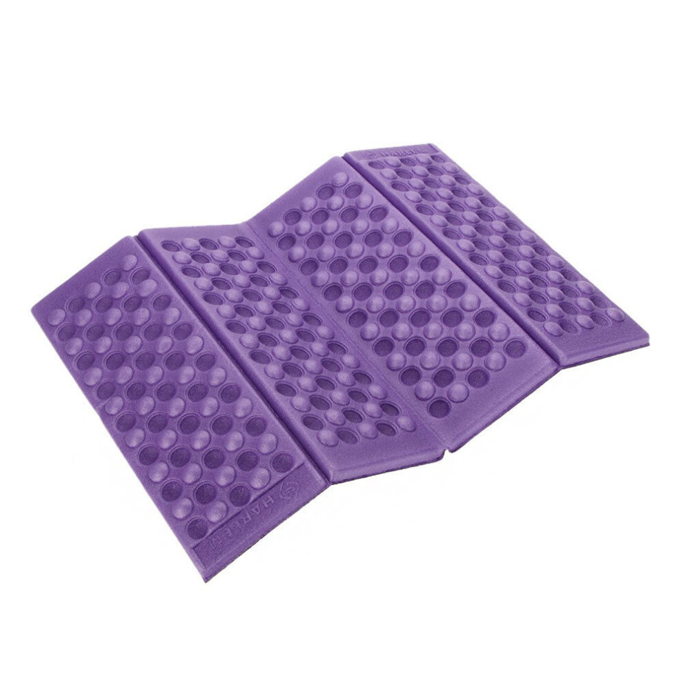 (Purple) Portable Folding Foldable Foam Outdoor Seat XPE Waterproof Chair Cushion Pad Mat