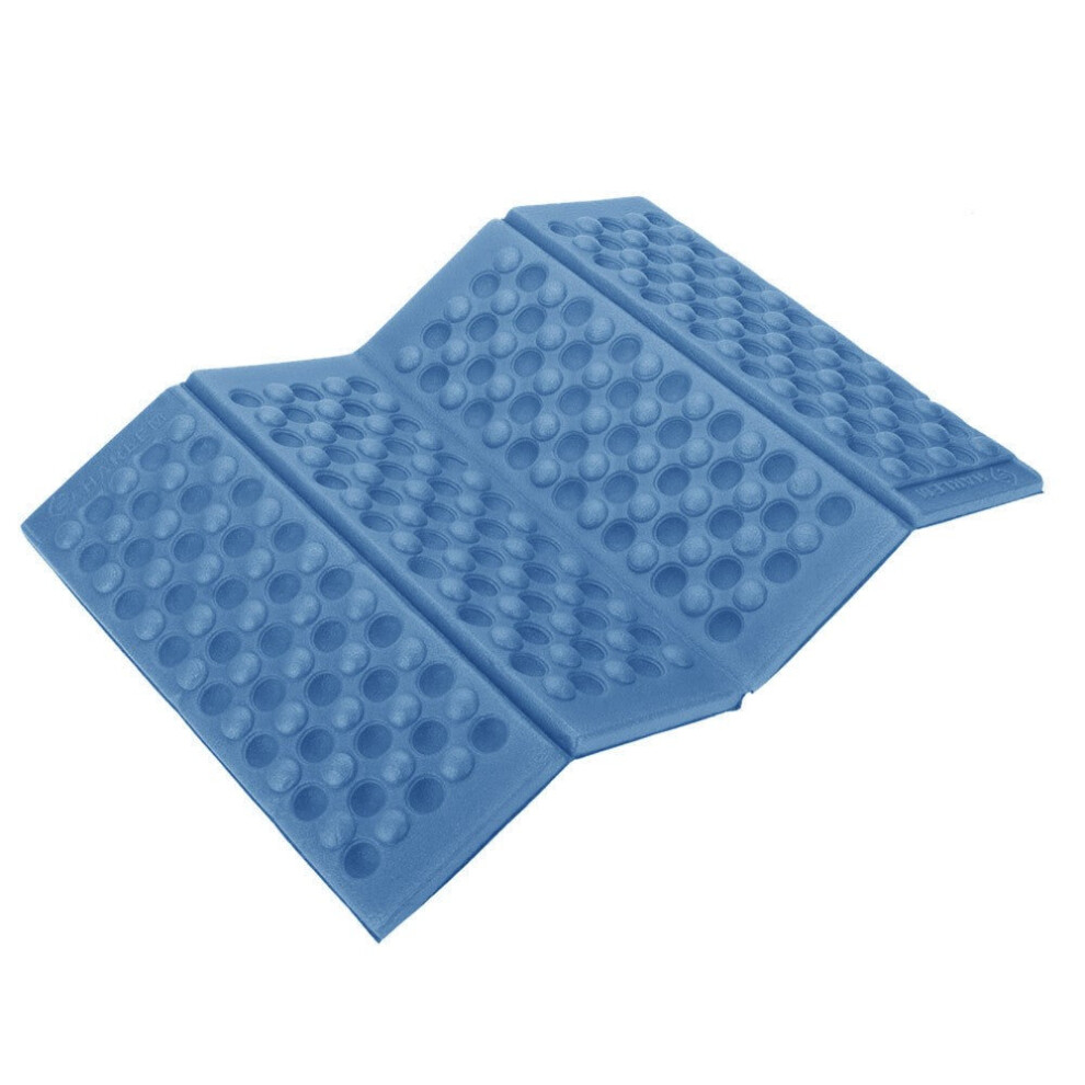 (Blue) Portable Folding Foldable Foam Outdoor Seat XPE Waterproof Chair Cushion Pad Mat