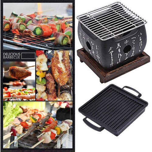 Medium Charcoal Portable BBQ for Camping Picnic Fire Pit Barbecue 2