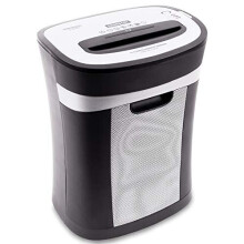 Duronic Paper Shredder PS581 | 12-15x A4 Sheets at a Time | Destroys 1 Credit Card/CD/DVD | Cross Cut | Electric | 22L Bin | GDPR: Protects Against