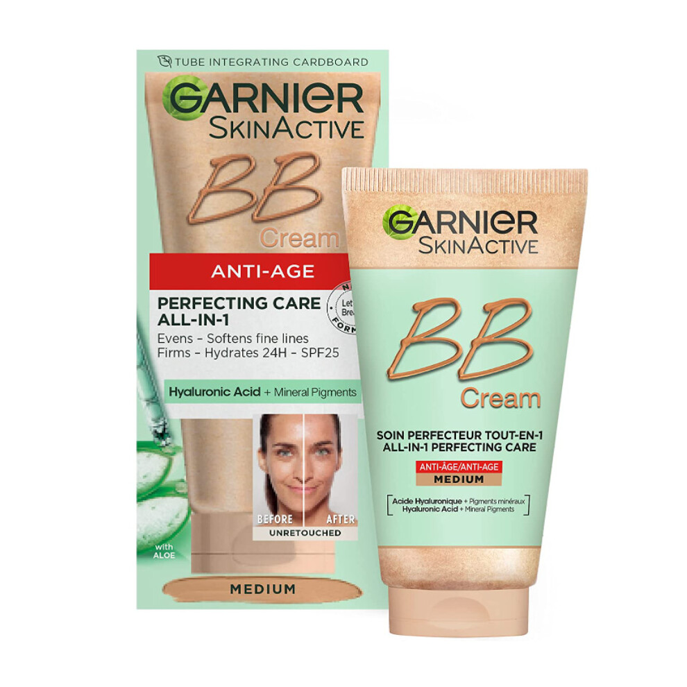 Garnier Skinactive Anti-Age Bb Spf 25 Medium. 50Ml Cream