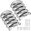 10 Pack Drawer Handles, Chrome Cabinet Handles, Iron Shell Pull Cupboard Door Handles, Cup Handles with Screws, Pull Knobs for Kitchen 1