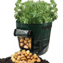 (10 gallons 35*50cm) 4 Packs Garden Potato Grow Bags with Flap and Handles