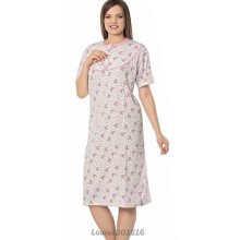 (NS-20-5, L) 100% cotton Ladies Chemise Night Shirt Women Nightdress Nighties Suit