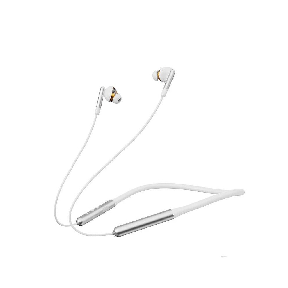 (White) Wireless bluetooth 5.1 Hanging Neckband Headsets Waterproof Sports Headphones-image-OPC-P8ZYXSN-NEW