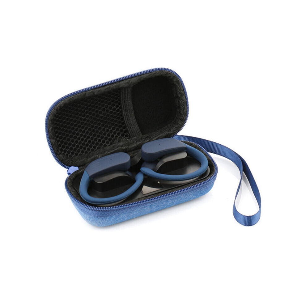 (Blue) Tws Wireless Earphones Tooth 5.0 Headphones Ear-Hook Headsets With Stotage Case Sports Noise Reduction Earphone Built-In Mic Blue 6112212048931