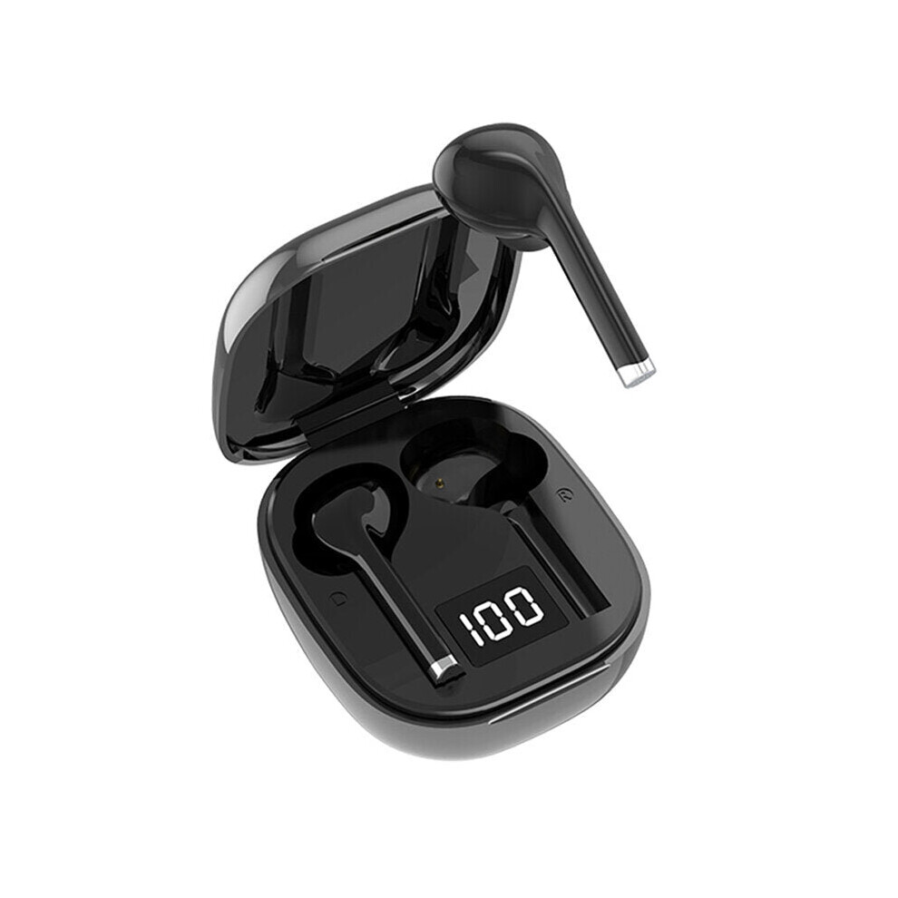 (White) Tws Earphones Wireless Bluetooth V5.0 Headphones Hifi Noise Reduction Led Display Smart Touch Sports In-Ear Earbuds With Mic White 6112212053867