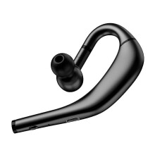 (Blue) bluetooth Single Headphone Noise Canceling Wireless Earpiece Hands-Free Earphone for Driving Business Office with Microphone